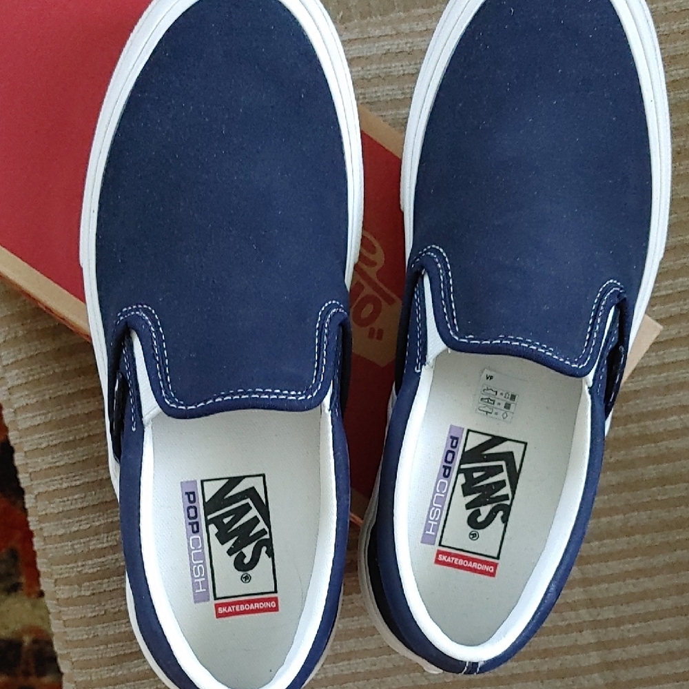 Vans NAVY Blue Slip-On Sneakers